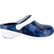 Easy WORKS by Easy Street Time Blue Flowers Women's Slip-Resistant Slip-on Clog, , large