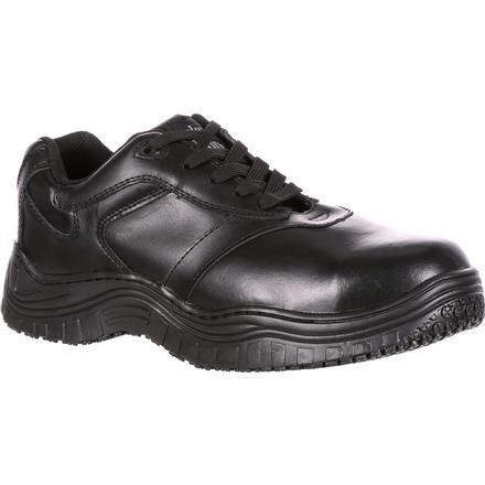 Steel toe slip resistant work shoes discount