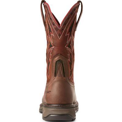 Ariat WorkHog XT Spear Men's 11 inch Carbon Fiber Toe Electrical Hazard Western Work Boot, , large