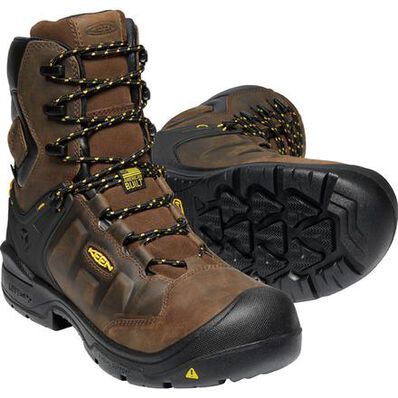 KEEN Utility® Dover Men's 8 Inch Carbon-Fiber Toe Electrical Hazard Waterproof Work Boot, , large