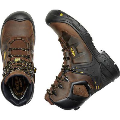 KEEN Utility® Dover Men's 8 Inch 600G Insulated Carbon-Fiber Toe Electrical Hazard Waterproof Work Boot, , large