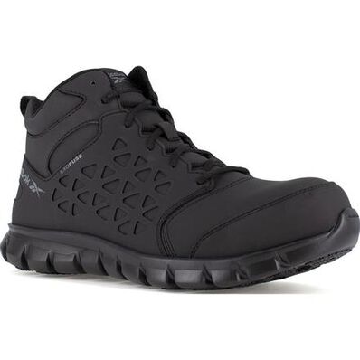 Reebok Sublite Cushion Work Mid Men's Composite Toe Electrical Hazard Athletic Shoe, , large Reebok Sublite Cushion Work Mid Men's Composite Toe Electrical Hazard Athletic Shoe, , large