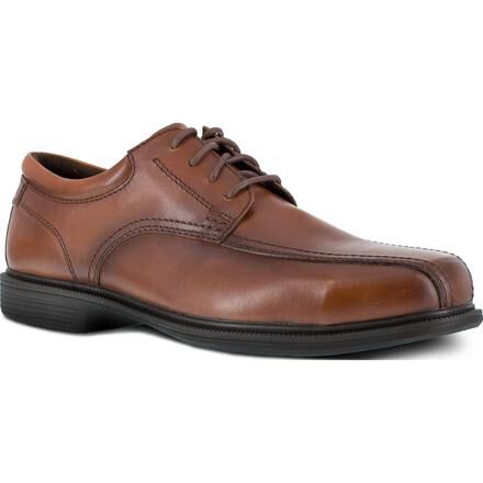 Static dissipative outlet steel toe shoes