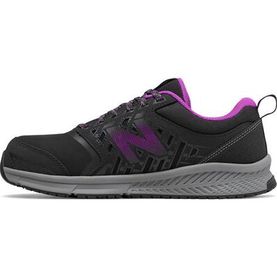 New Balance 412v1 Women's Alloy Toe Black Athletic Work Shoes, , large