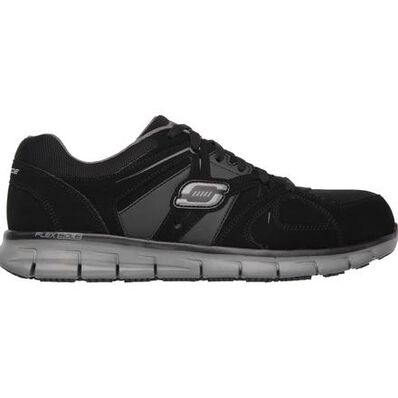 SKECHERS Work Synergy Ekron Men's Alloy Toe Electrical Hazard Athletic Work Shoe, , large