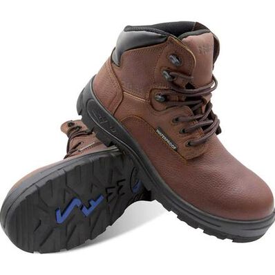 S Fellas by Genuine Grip Poseidon Men's Waterproof Leather Work Hiker, , large