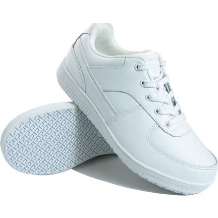slip resistant white shoes