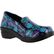 Easy WORKS by Easy Street Leeza Batik Women's Slip-Resistant Patent Slip-On Shoe, , large