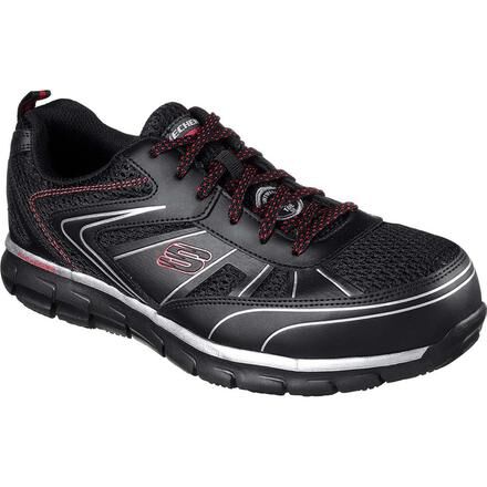 skechers alloy toe shoes