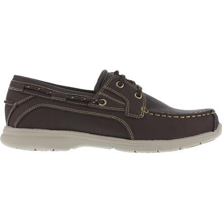 Grabbers Runabout SD Slip Resistant Work Brown Boat Shoe