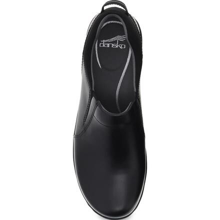 Leather top work clogs