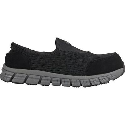 HOSS Meteorite Men's Composite Toe Electrical Hazard Slip-On Athletic Work Shoe, , large