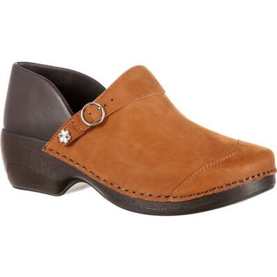 4EurSole Inspire Me Women's Nubuck Leather Clog, , large