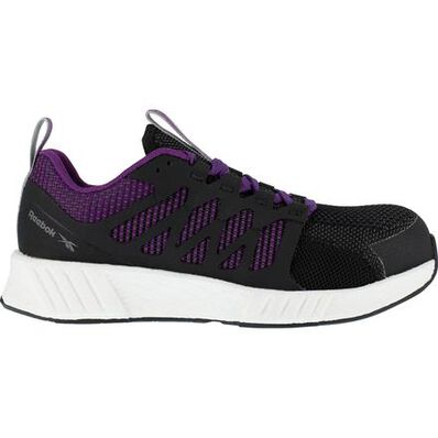 Reebok Fusion Flexweave Work Women's Composite Toe Electrical Hazard Athletic Work Shoe, , large