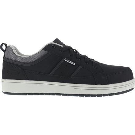 Men s Steel Toe Black Skate Shoes Iron Age Board Rage