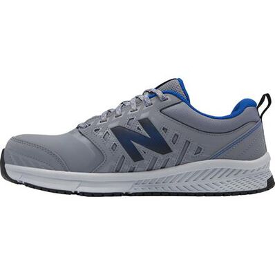New Balance 412v1 Men's Alloy Toe Grey Athletic Work Shoes, , large