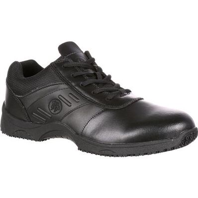 SlipGrips Stride Plain Toe Lace-Up Slip Resistant Athletic Shoe, , large