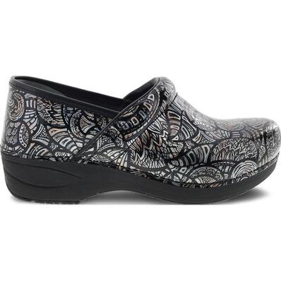 Dansko XP 2.0 Women's Slip Resistant Patent Work Clogs, , large
