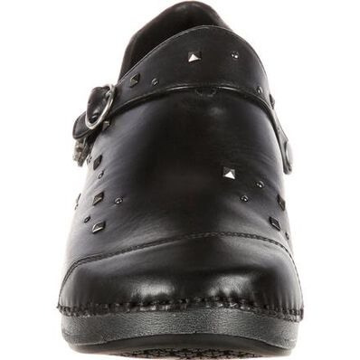4EurSole Inspire Me Women's Studded Leather Clog, , large