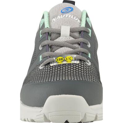 Nautilus Zephyr Women's Alloy Toe Static-Dissipative Slip-Resistant Athletic Work Shoe, , large