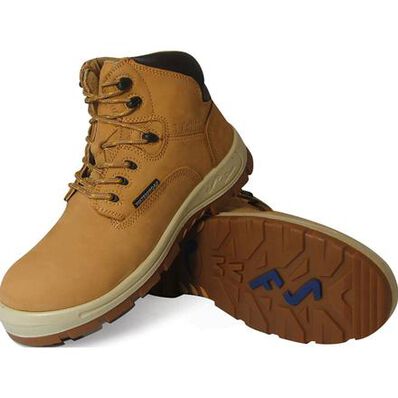 S Fellas by Genuine Grip Poseidon Men's Waterproof Leather Work Hiker, , large