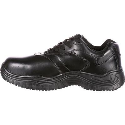 SlipGrips Steel Toe Slip-Resistant Work Shoe, , large