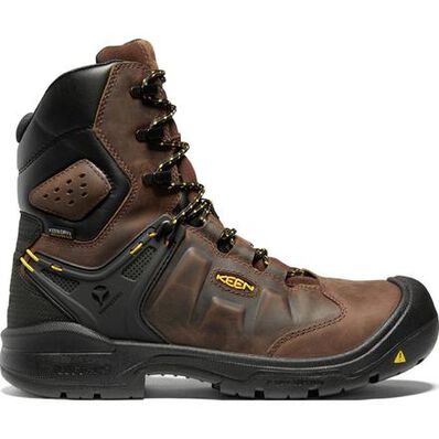 KEEN Utility® Dover Men's 8 Inch Carbon-Fiber Toe Electrical Hazard Waterproof Work Boot, , large