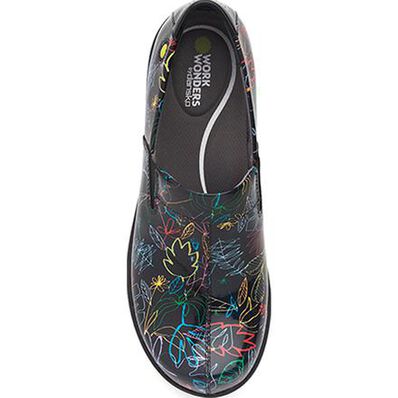 Dansko Coral Women's Slip Resistant Patent Leather Work Clogs, , large