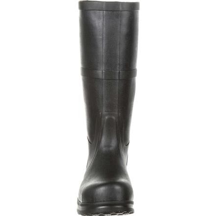Slip resistant rubber work boots hot sale
