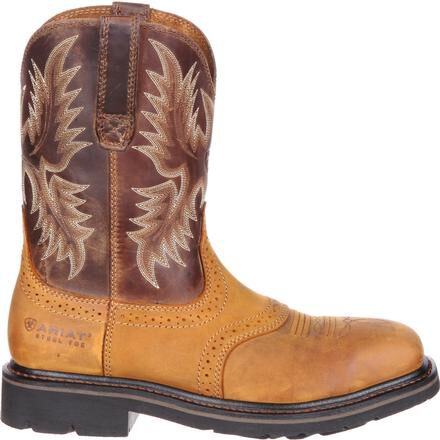 Ariat square toe steel toe discount