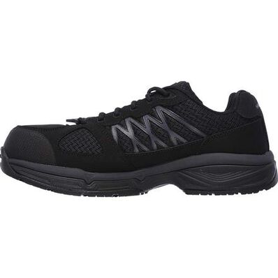 SKECHERS Work Relaxed Fit Conroe Searcy ESD Alloy Toe Static-Dissipative Work Athletic Shoe, , large