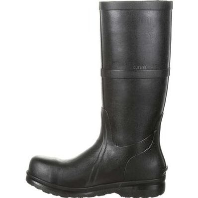 SlipGrips Steel Toe Slip-Resistant Waterproof Rubber Work Boot, , large