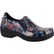 Easy WORKS by Easy Street Bind Women's Hot Coffee Patent Leather Slip-Resistant Clog, , large