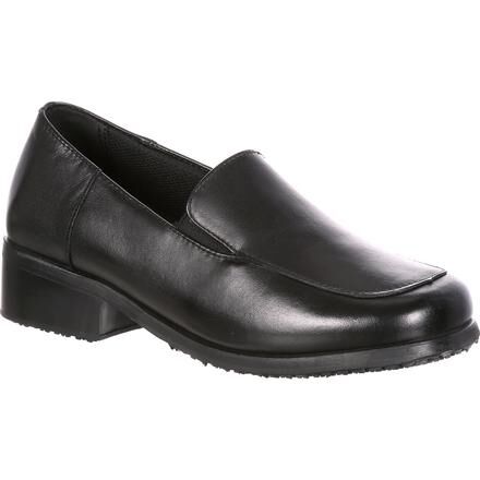 Leather work shoes womens new arrivals