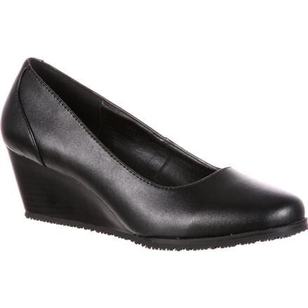 womens black non slip dress shoes