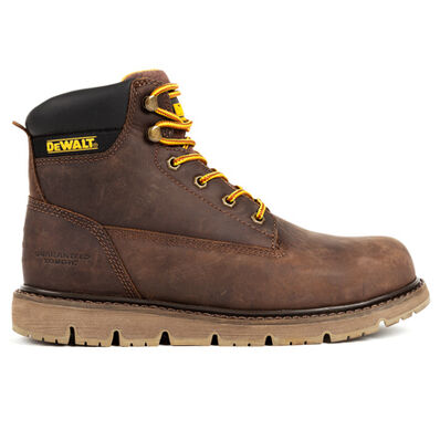 DEWALT® Flex Men's Steel Toe Brown Tie-Up Wedge Work Boots, , large