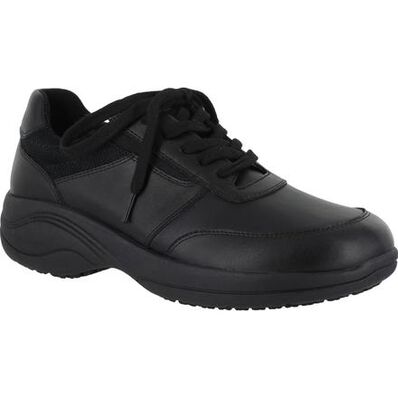 Easy WORKS by Easy Street Middy Women's Slip-Resistant Leather Oxford, , large