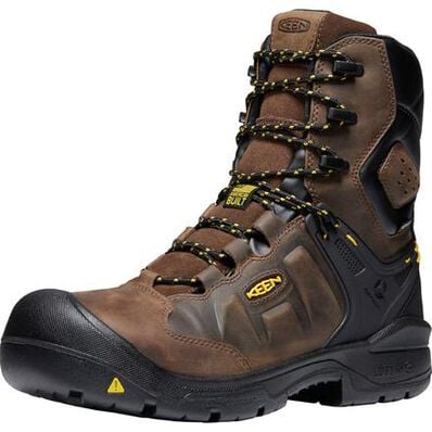 KEEN Utility® Dover Men's 8 Inch Carbon-Fiber Toe Electrical Hazard Waterproof Work Boot, , large