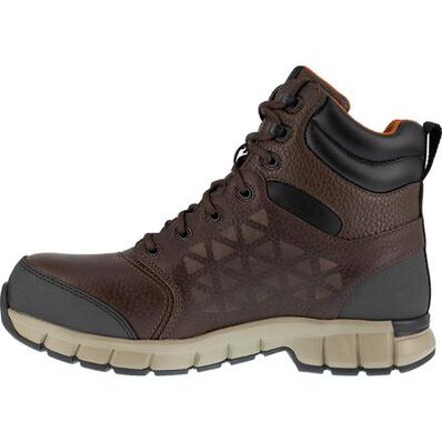 Reebok Sublite Cushion Work Men's 6 inch Composite Toe Electrical Hazard Athletic Work Shoe, , large