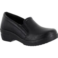 Easy WORKS by Easy Street Leeza Women's Slip-Resistant Slip-on Work Shoe