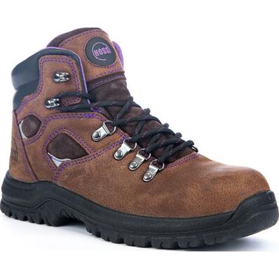HOSS Lacy Women's 6 inch Composite Toe Electrical Hazard Puncture-Resistant Waterproof Work Boot, , large