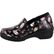 Easy WORKS by Easy Street Leeza Festive Skulls Women's Slip-Resistant Patent Slip-On Shoe, , large