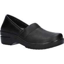 Easy WORKS by Easy Street Laurie Women's Black Slip-Resisting Slip-on Work Shoe