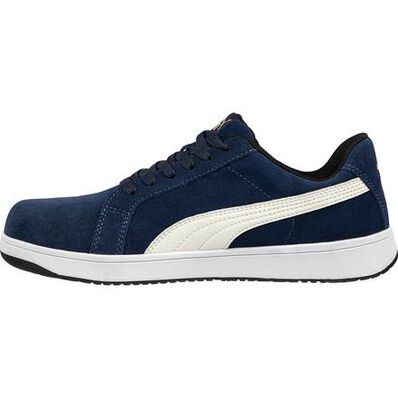 Puma Safety Iconic Suede Men's Fiberglass Toe Electrical Hazard Athletic Work Shoe, , large