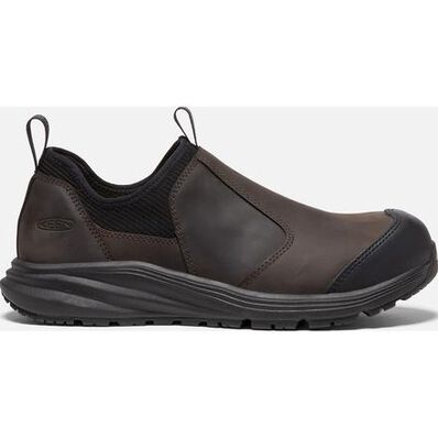 KEEN Utility® Vista Energy+ Shift Men's Carbon Fiber Toe Static-Dissipative Leather Slip-On Work Shoe, , large