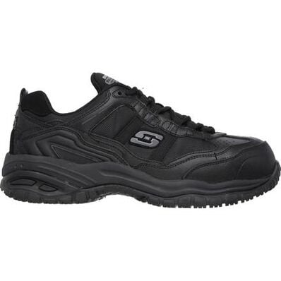 SKECHERS Work Soft Stride-Grinnel Men's Composite Toe Electrical Hazard Slip-Resistant Athletic Work Shoe, , large