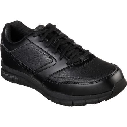 SKECHERS Work Nampa Men s Slip Resistant Electrical Hazard Athletic Work Shoe 77156BLK