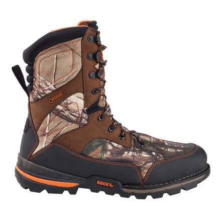Realtree camo scent control waterproof insulated and comfortable hunting boots. RO027 Rocky Athletic Mobility L3 Hunting Boots