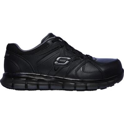 SKECHERS Work Synergy-Ekron Men's Alloy Toe Electrical Hazard Leather Athletic Work Shoe, , large