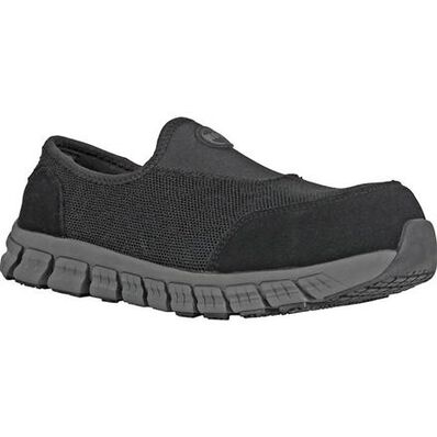 HOSS Meteorite Men's Composite Toe Electrical Hazard Slip-On Athletic Work Shoe, , large
